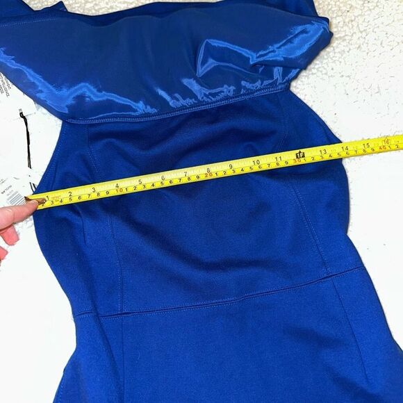 Babaton Aritzia Women’s Ruslan Sheath Dress Royal Blue Size 2 NWT - Picture 9 of 12